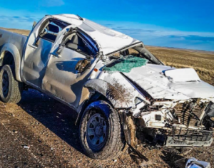 EL CALAFATE: BOMBEROS ASISTIERON EN SINIESTRO VIAL