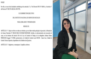 MÁXIMAS AUTORIDADES DE PAMI REINCORPORAN A LA TRABAJADORA DESPEDIDA INJUSTIFICADAMENTE