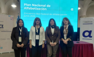 EDUCACIÓN: AUTORIDADES Y EQUIPO TÉCNICO DEL C.P.E. EN LA JORNADA DE TRABAJO DE LA RED FEDERAL DE ALFABETIZACIÓN
