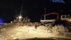 Puerto Deseado: finalizaron los trabajos de reparación en la línea que abastece a los pozos de Pampa Alta