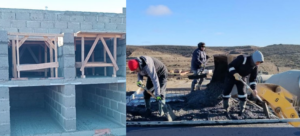 CALETA OLIVIA: CONTINÚAN LAS OBRAS EN EL CEMENETERIO LOCAL