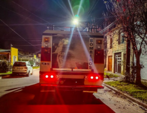 LOS ANTIGUOS: BOMBEROS INTERVINIERON POR PRINCIPIO DE INCENDIO EN UN COMERCIO