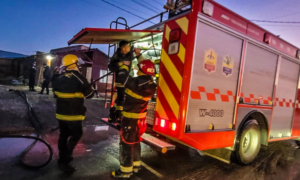 LAS HERAS: BOMBEROS INTERVINIERON EN VIVIENDA POR FUGA DE GAS