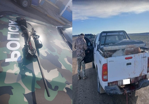 CONTROL PREVENTIVO Y DECOMISO DE GUANACOS EN RUTA PROVINCIAL N.º 47